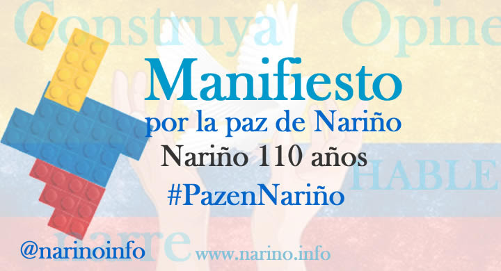 manifiesto por la paz narino